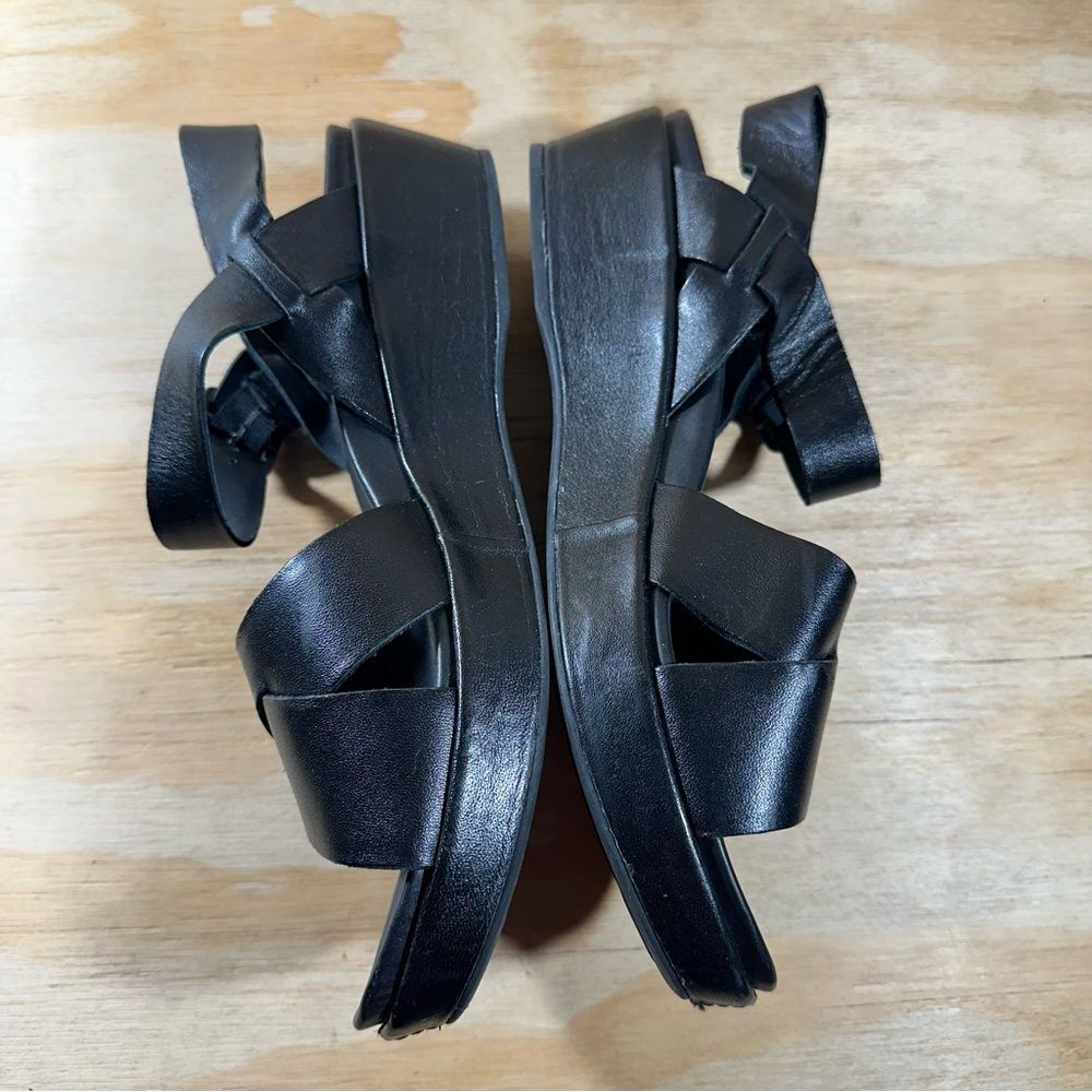 Kork Ease Myrna Black Leather Sandals Women’s Size 9 - Picture 4 of 7